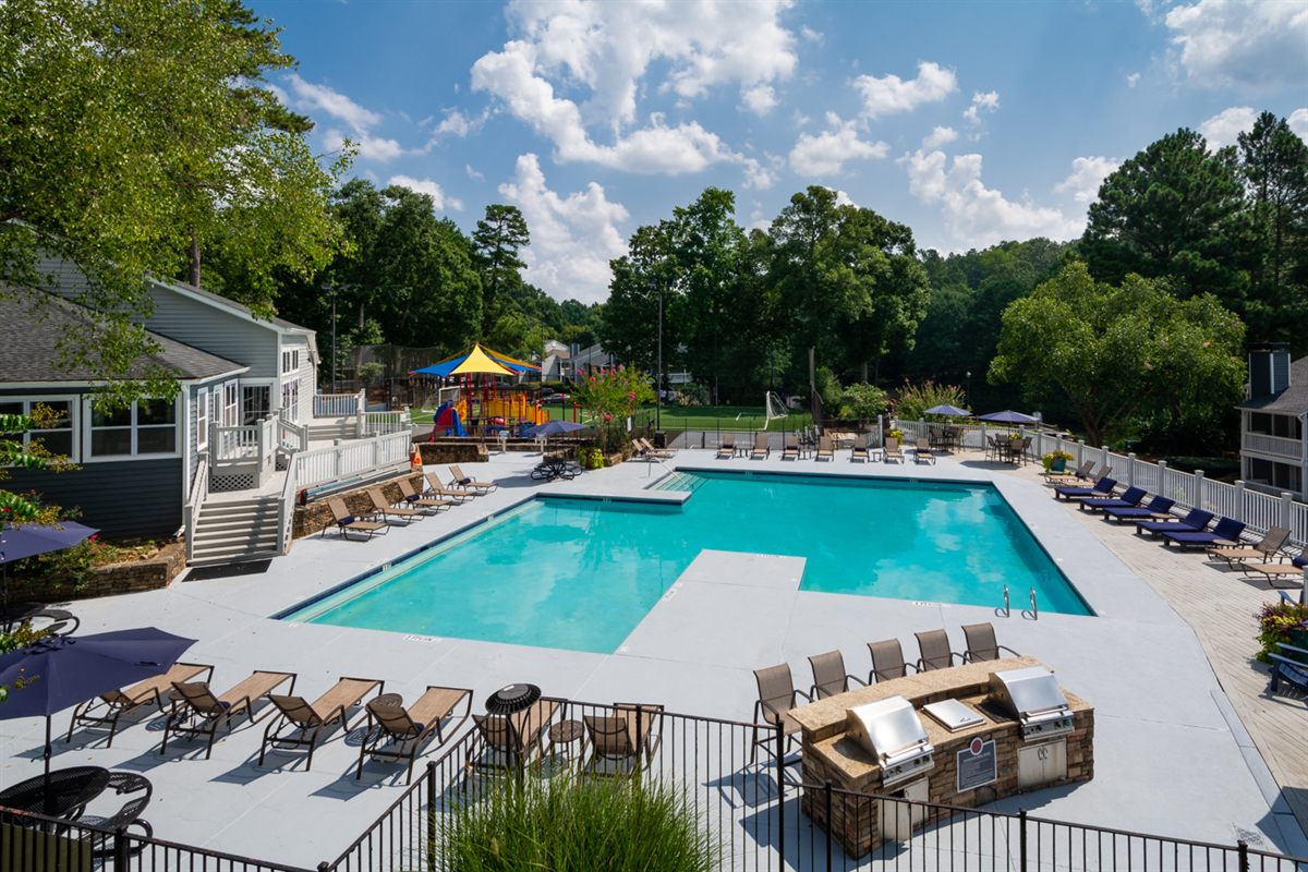 Pool Deck and Grill Stations