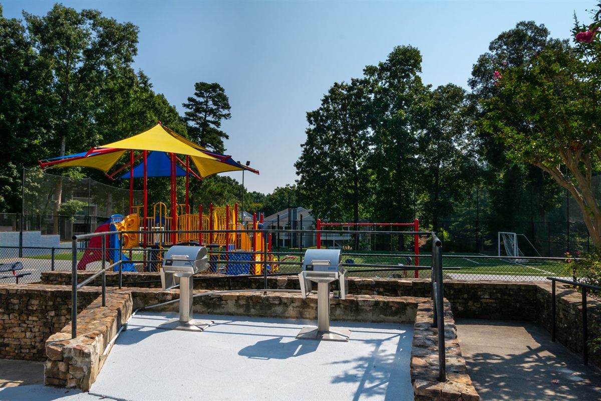Grill Patio and Playground